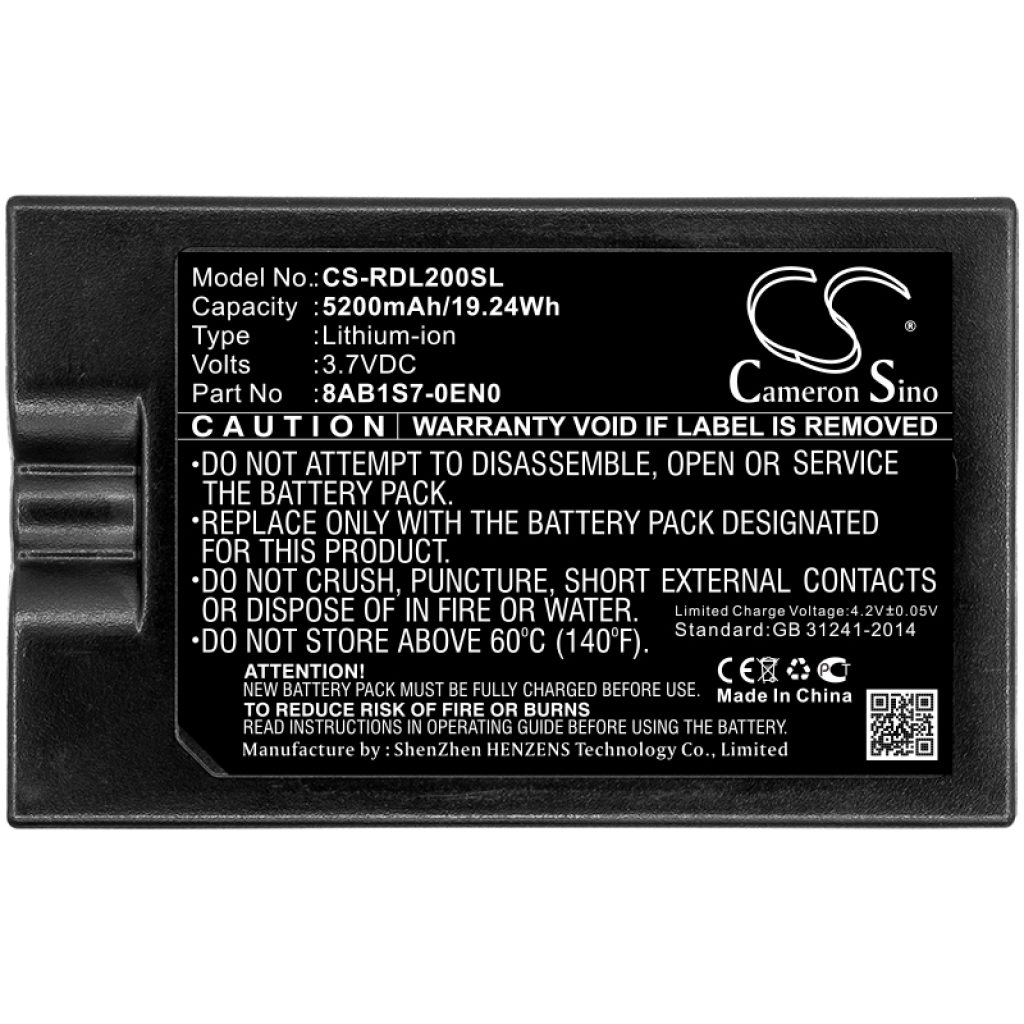 Hjemmesikkerhedskamera batteri Ring CS-RDL200SL