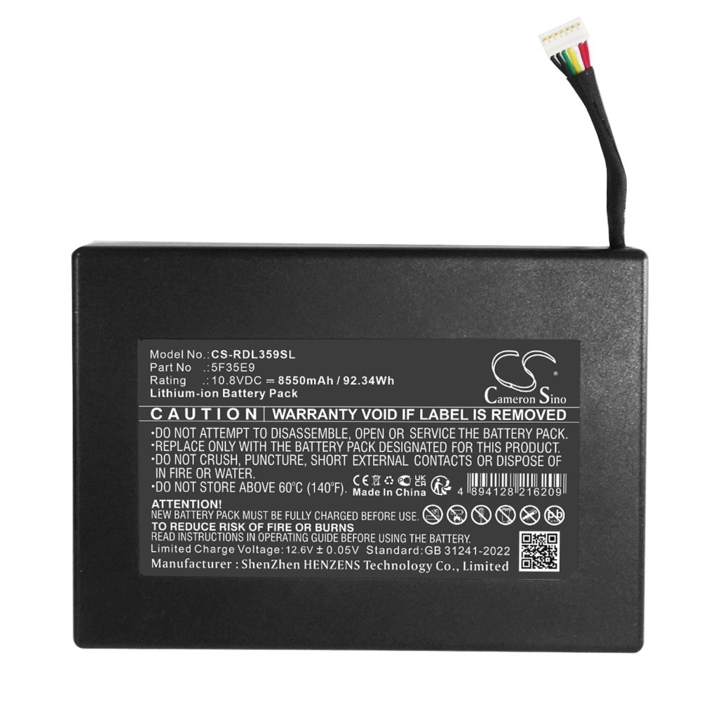 Hjemmesikkerhedskamera batteri Ring CS-RDL359SL