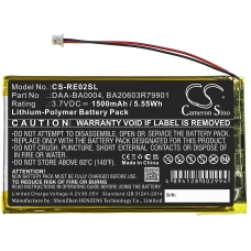 Kompatibel batteriudskiftning til CREATIVE BA20603R79901,DAA-BA0004