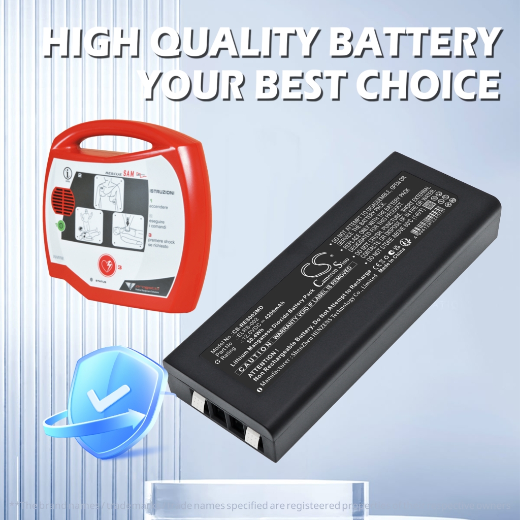 Batteri kompatibel med Progetti CS-RES002MD