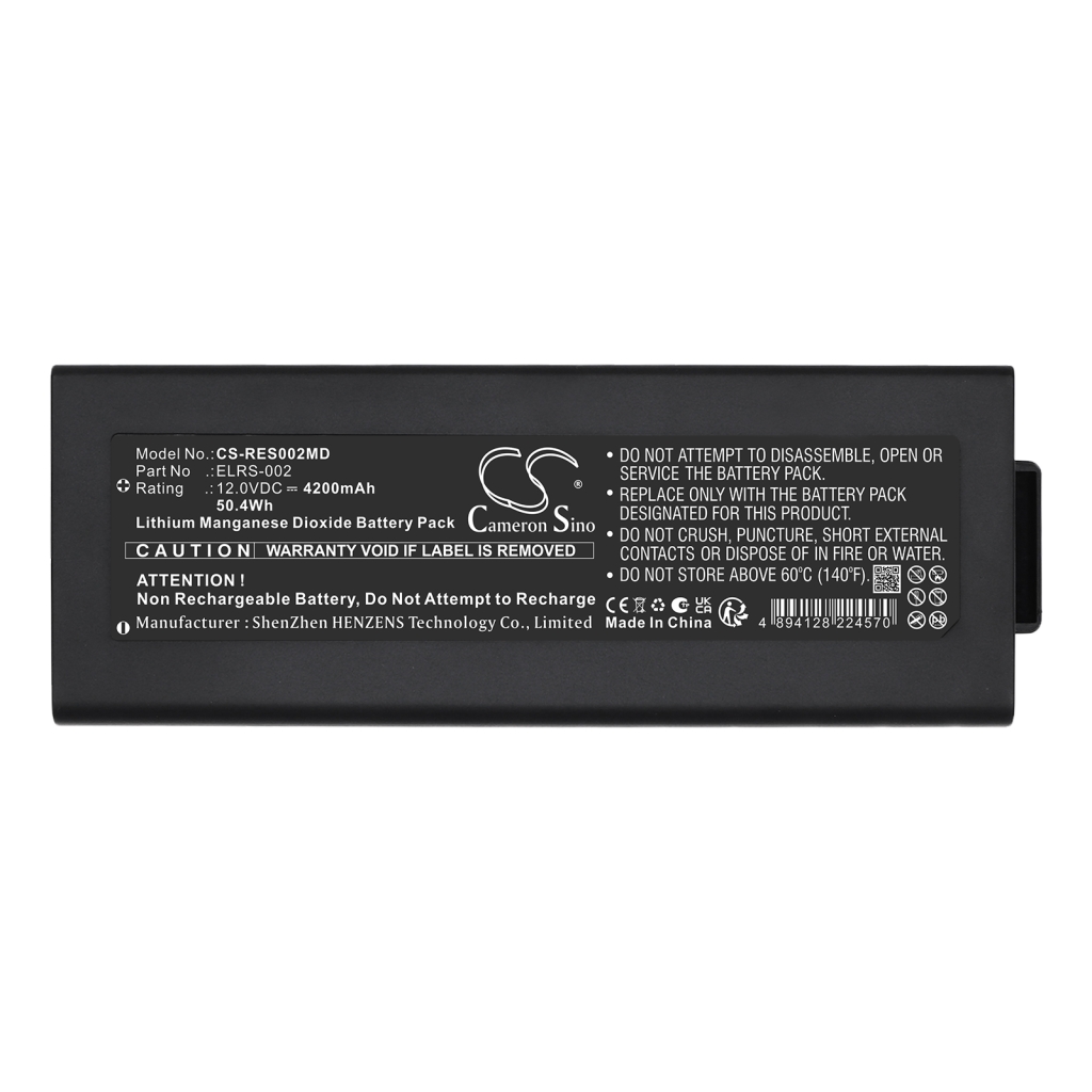 Batteri kompatibel med Progetti CS-RES002MD