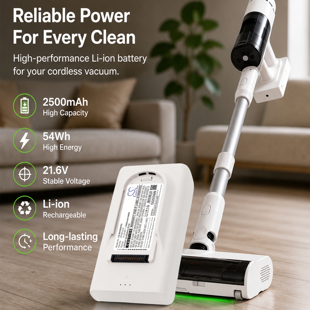 Batteri kompatibel med Roborock CS-RKH600VX