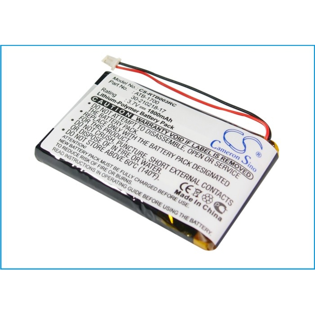 Fjernbetjeningsbatteri RTI CS-RTB003RC