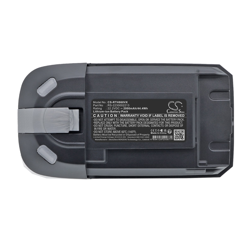 Batteri kompatibel med Rowenta Tefal Obh nordica CS-RTH860VX