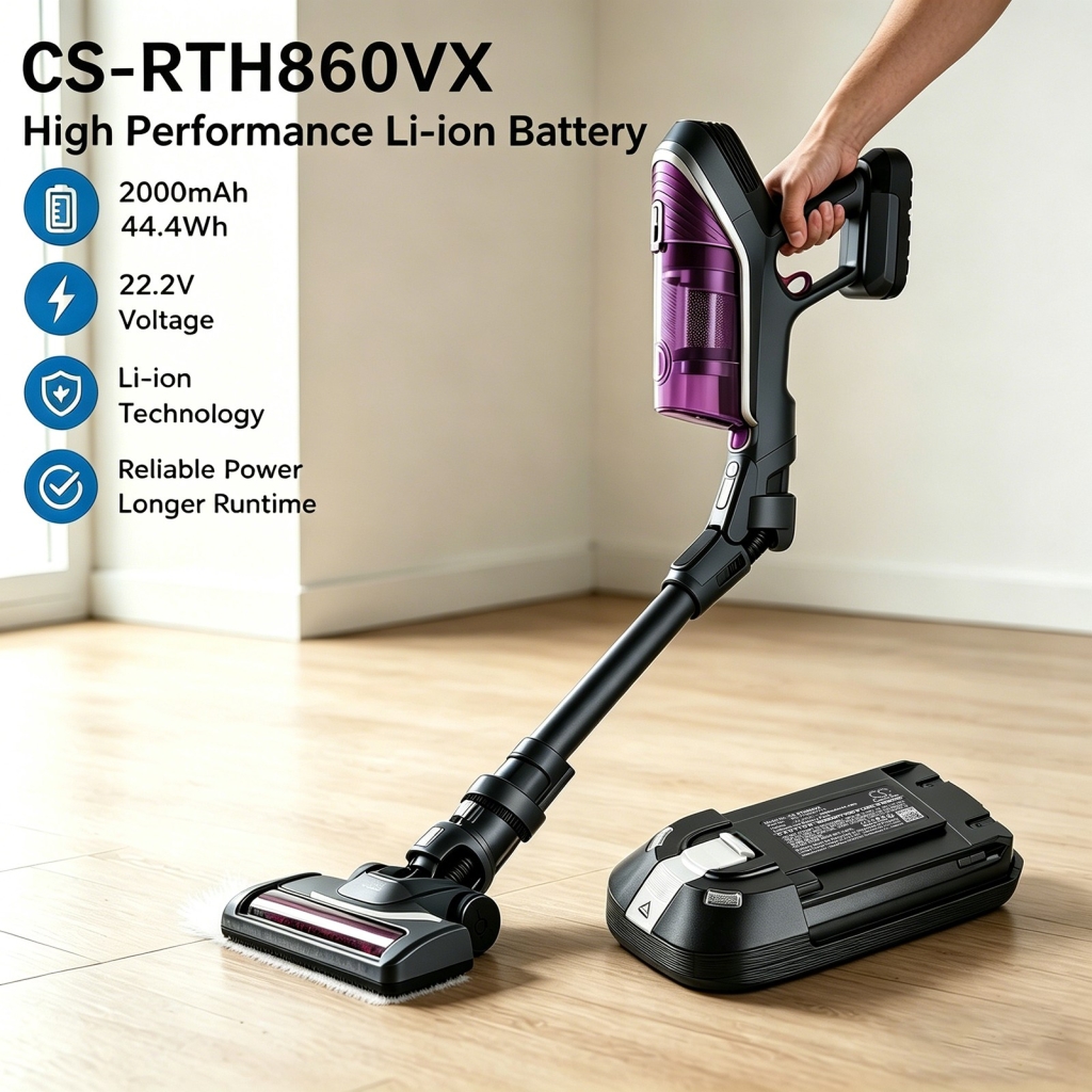 Batteri kompatibel med Rowenta Tefal Obh nordica CS-RTH860VX