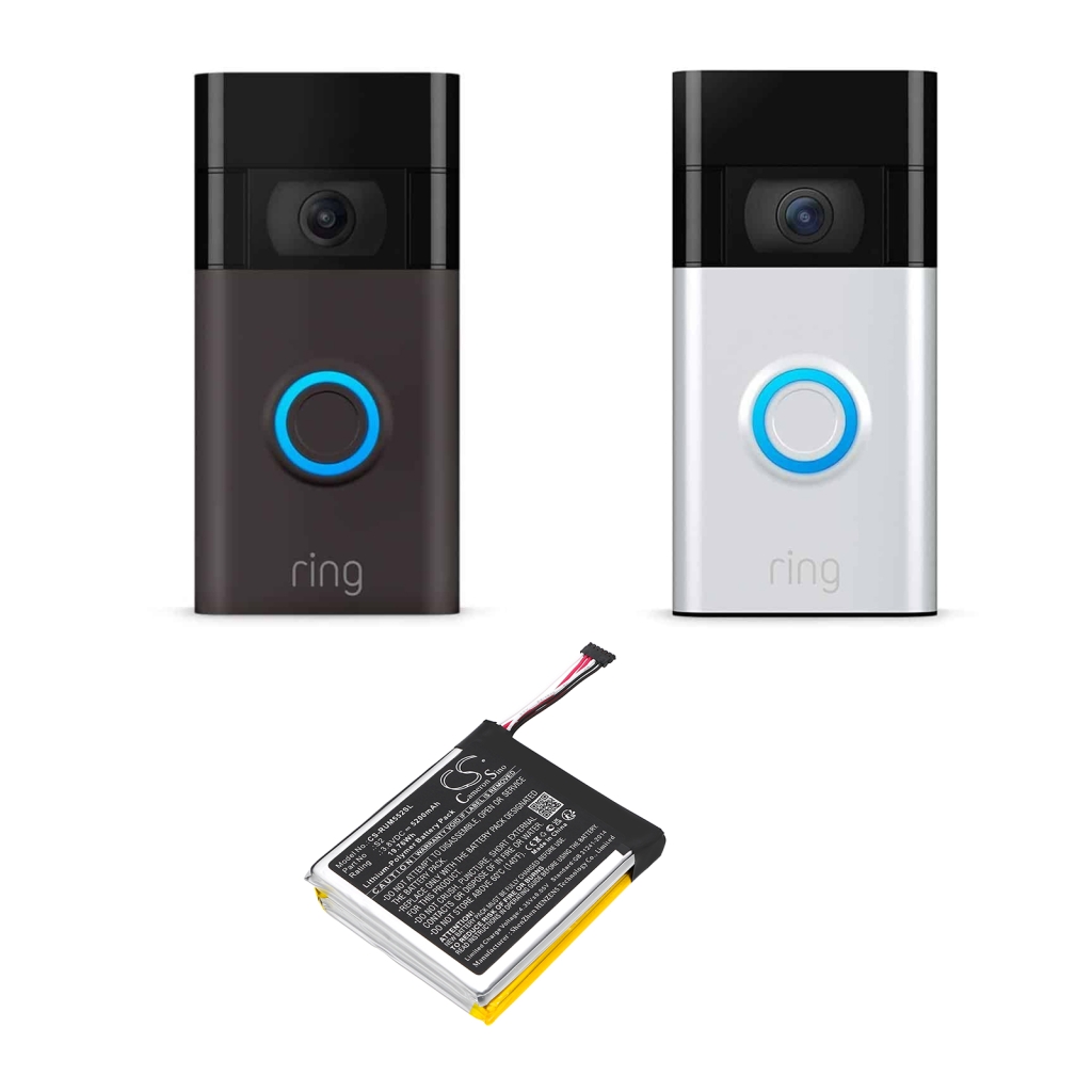 Hjemmesikkerhedskamera batteri Ring Video Doorbell 2nd