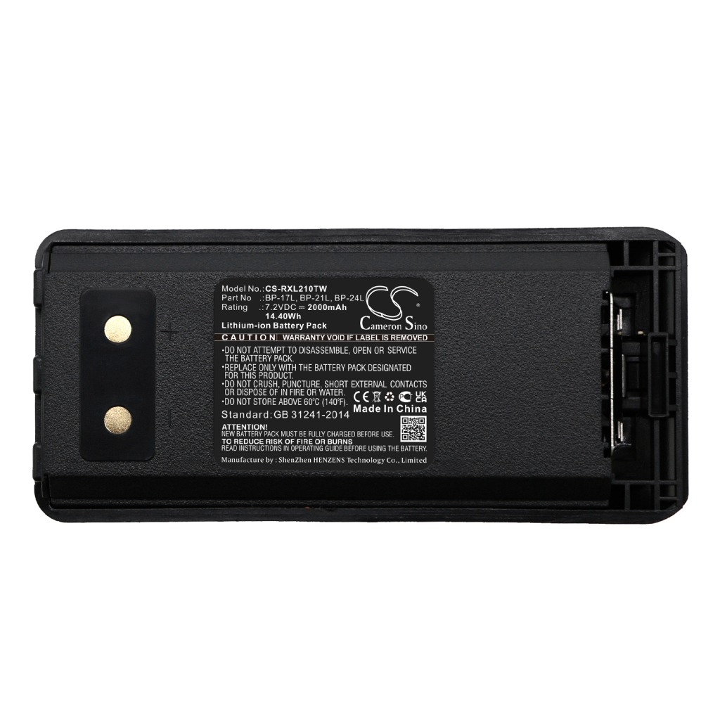Tovejs radio batteri Rexon CS-RXL210TW