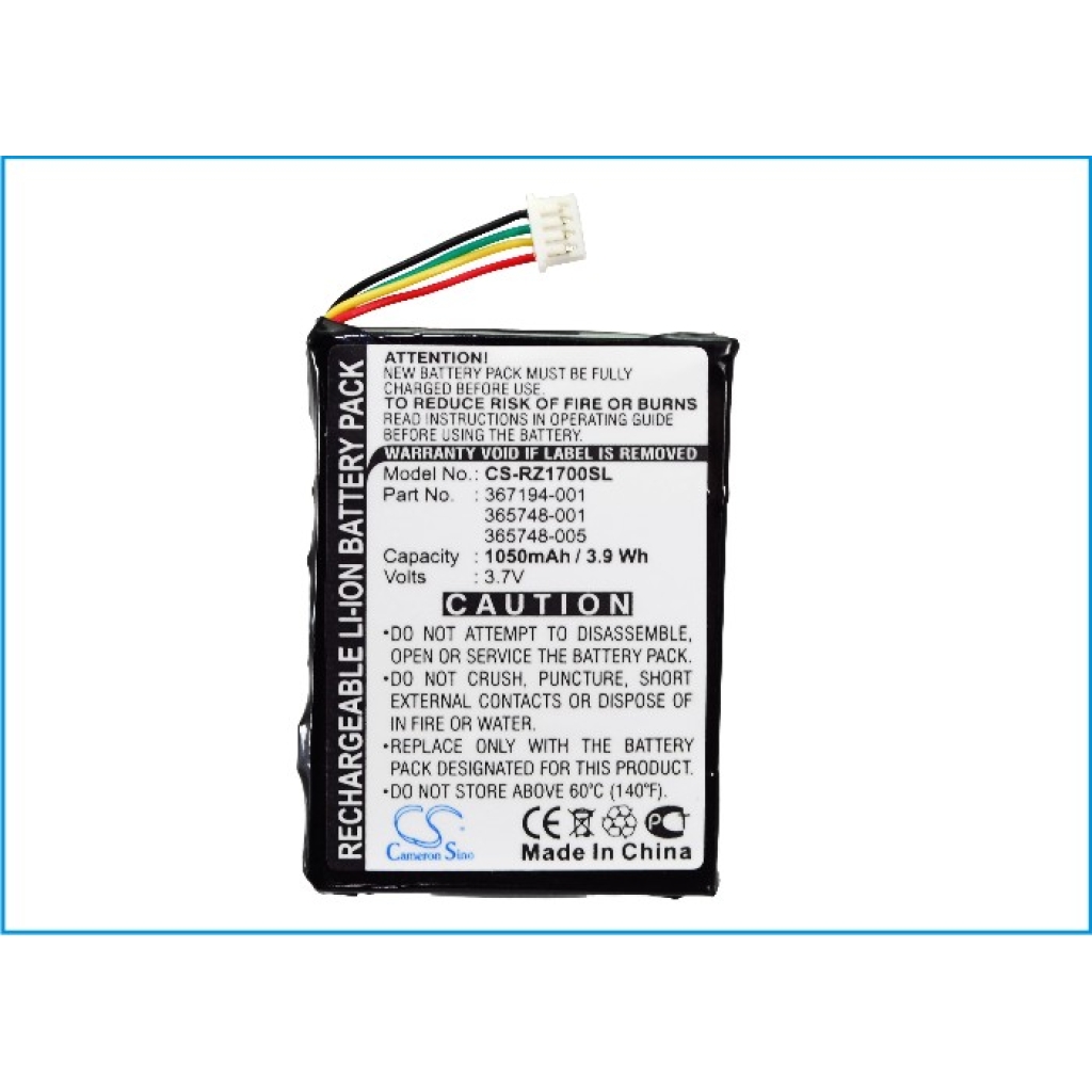 Tabletbatteri HP iPAQ RZ1710