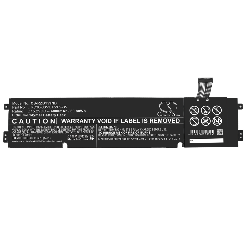 Notebookbatteri Razer CS-RZB159NB