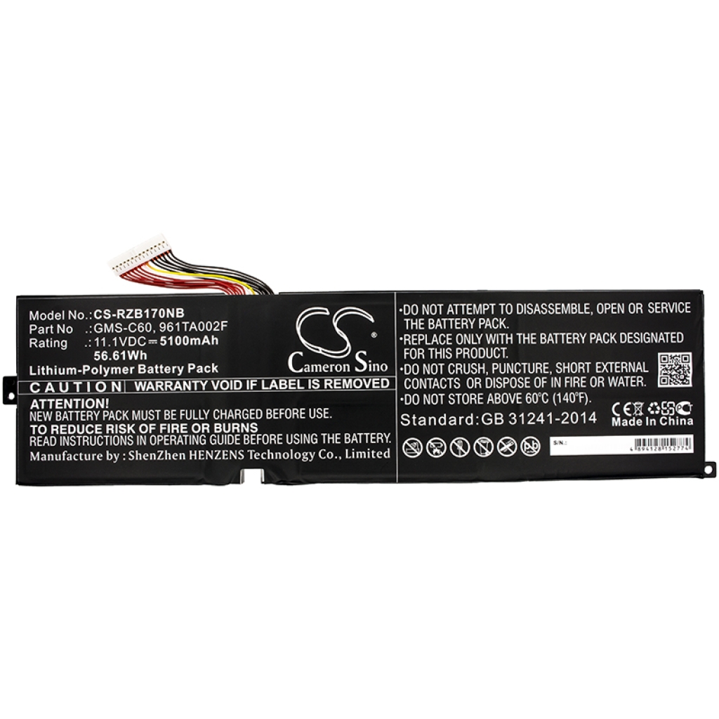 Notebookbatteri Razer CS-RZB170NB