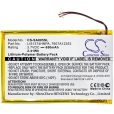 Compatible battery replacement for Sony 1-756-702-11,7607A12353,LIS1374HNPA