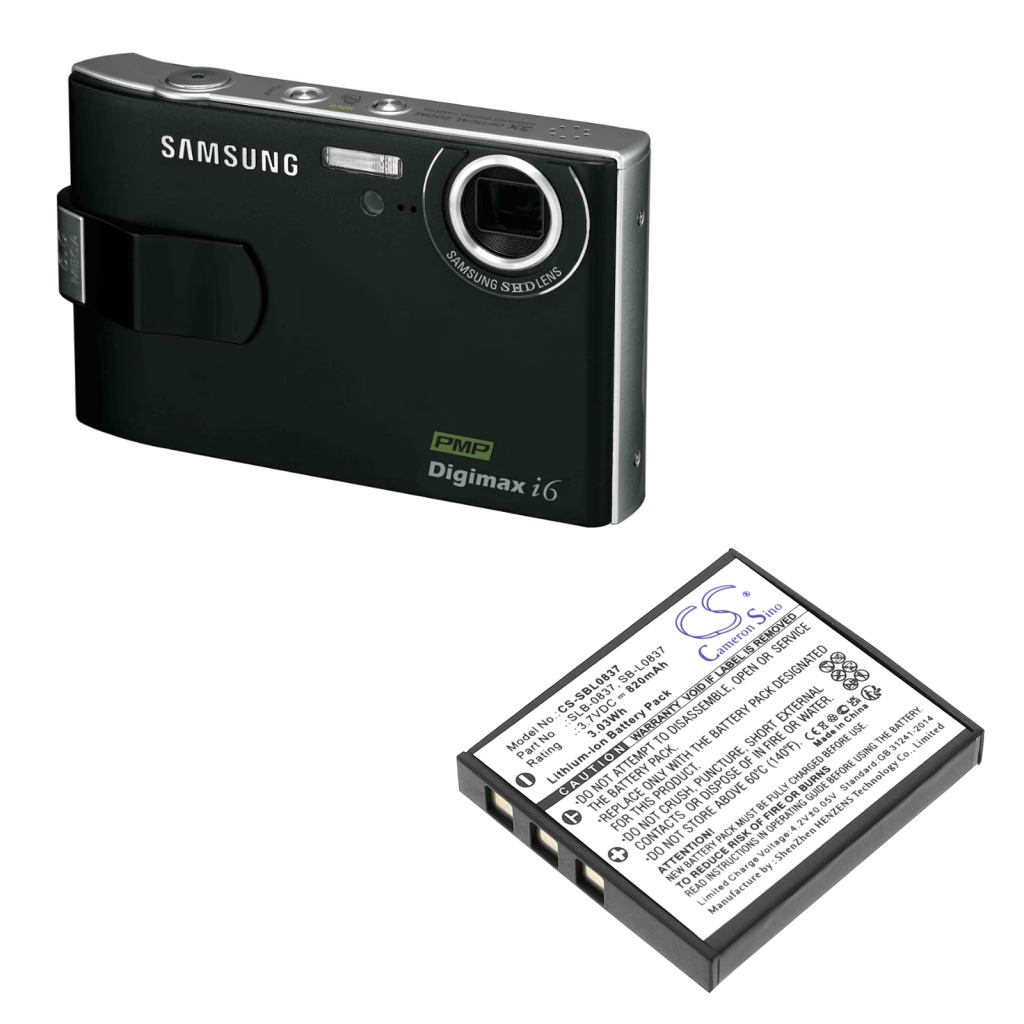 Kamerabatteri Samsung CS-SBL0837