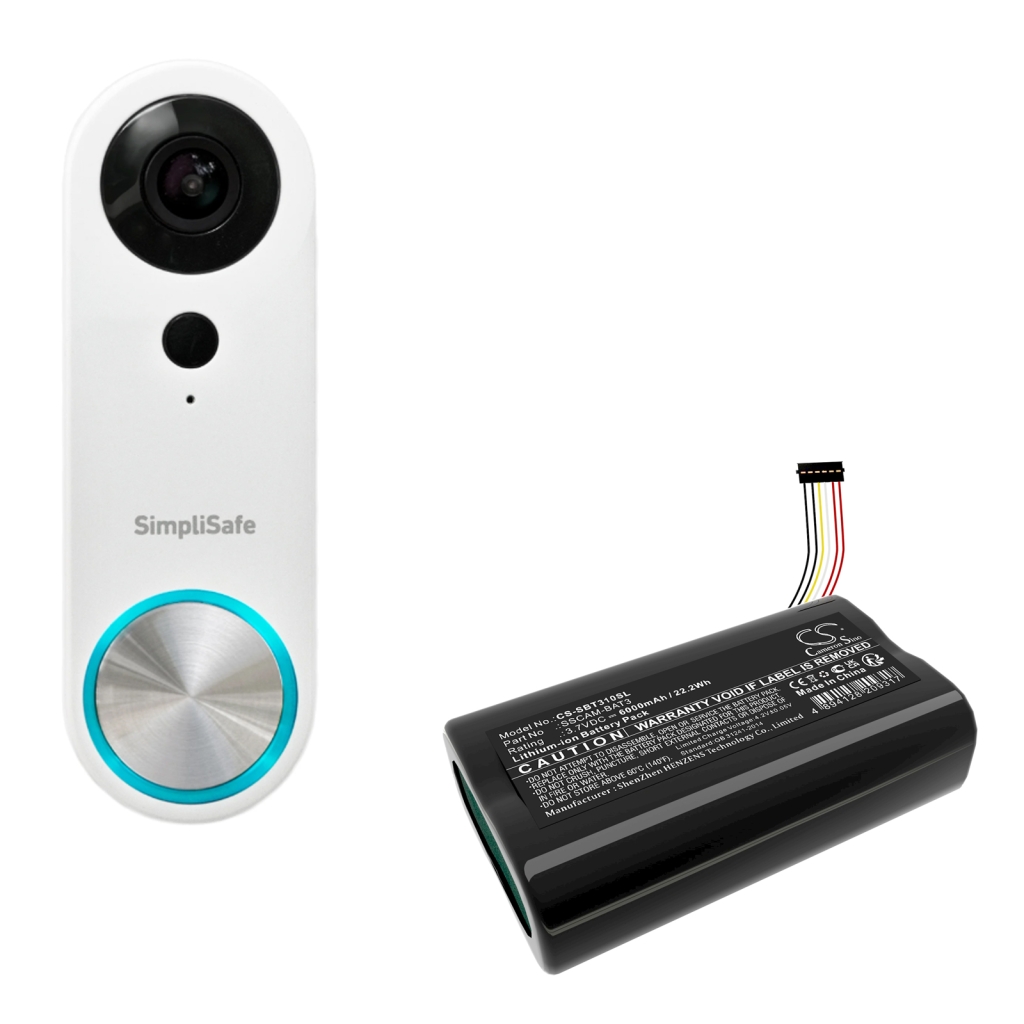 Hjemmesikkerhedskamera batteri Simplisafe CS-SBT310SL