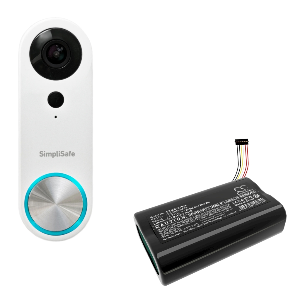 Hjemmesikkerhedskamera batteri Simplisafe CS-SBT310XL