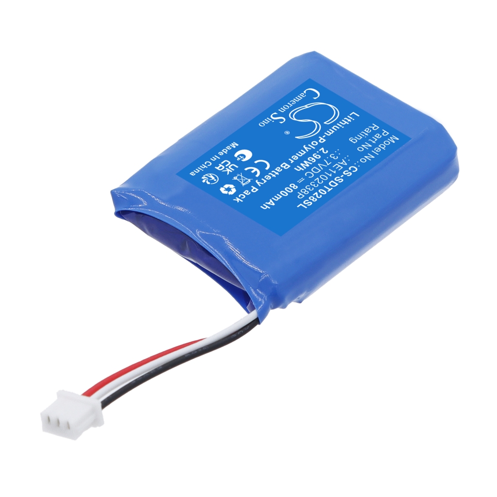 Batterier kompatibel med Dogtra 280X Transmitter CS-SDT028SL
