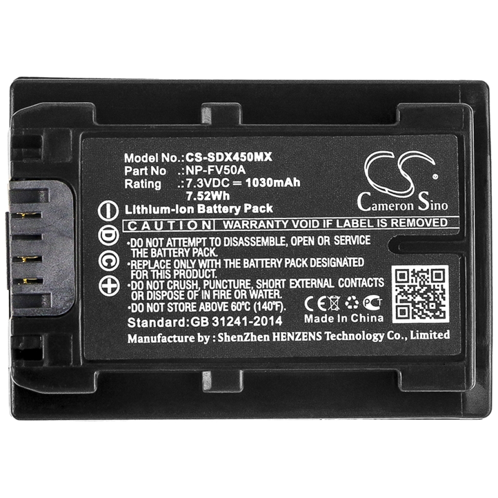 Kamerabatteri Sony CS-SDX450MX