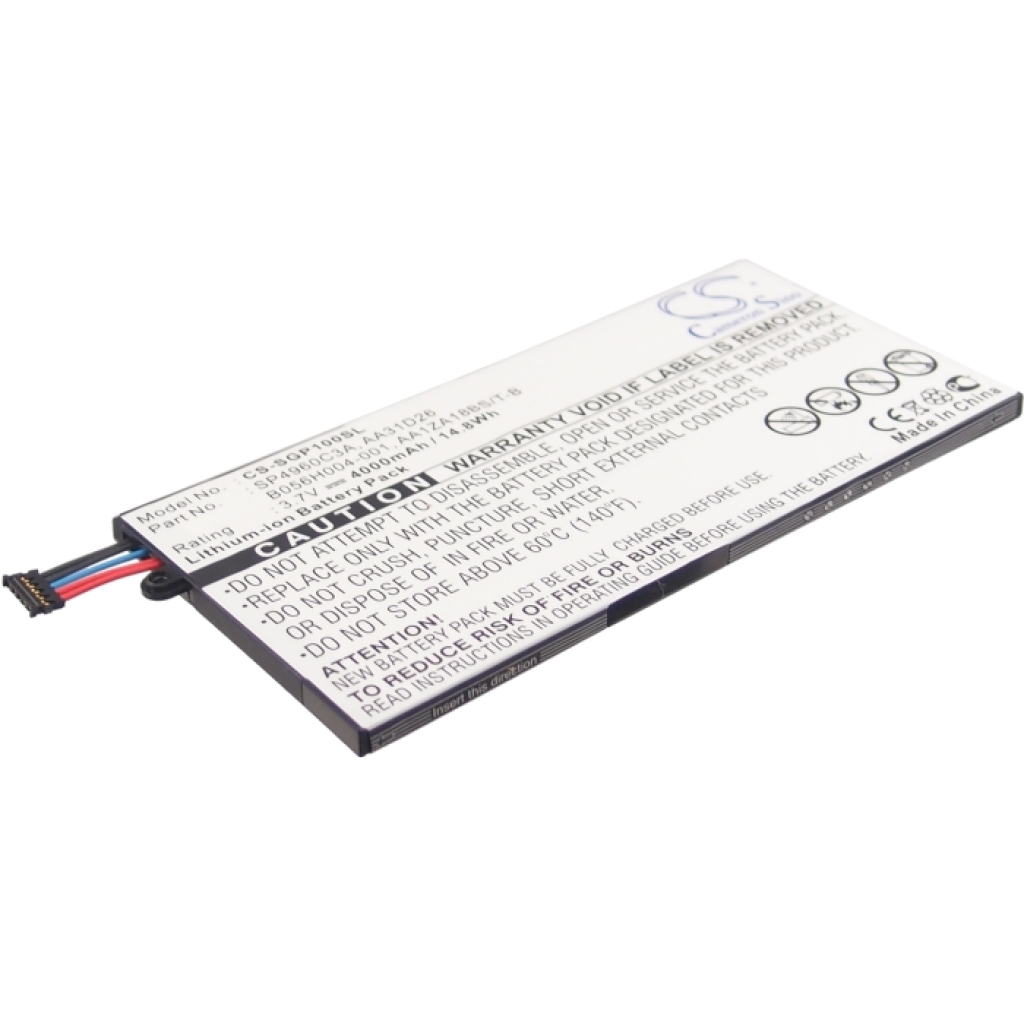 Tabletbatteri Samsung CS-SGP100SL
