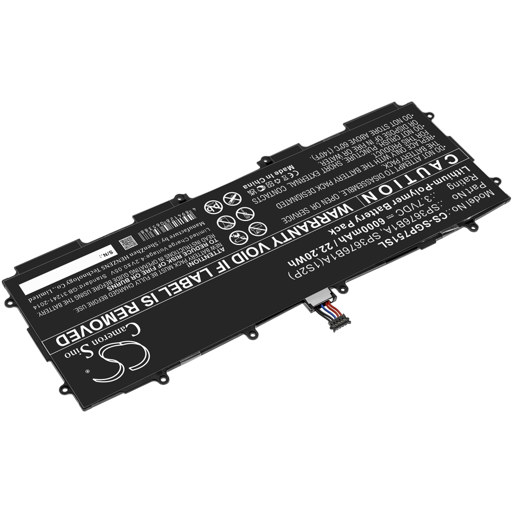 Tabletbatteri Samsung CS-SGP751SL