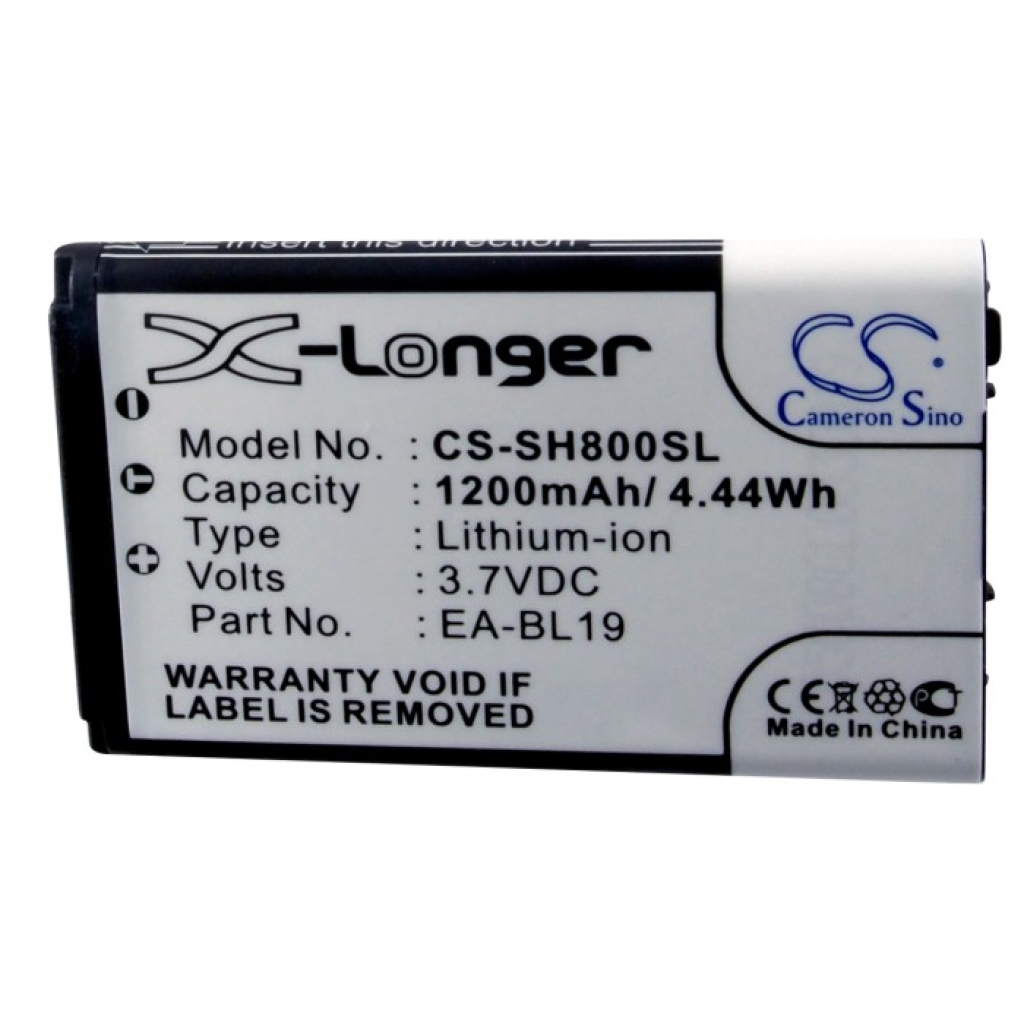 Batteri kompatibel med Sharp CS-SH800SL