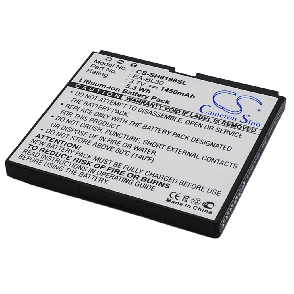 Mobiltelefonbatteri Sharp CS-SH8188SL