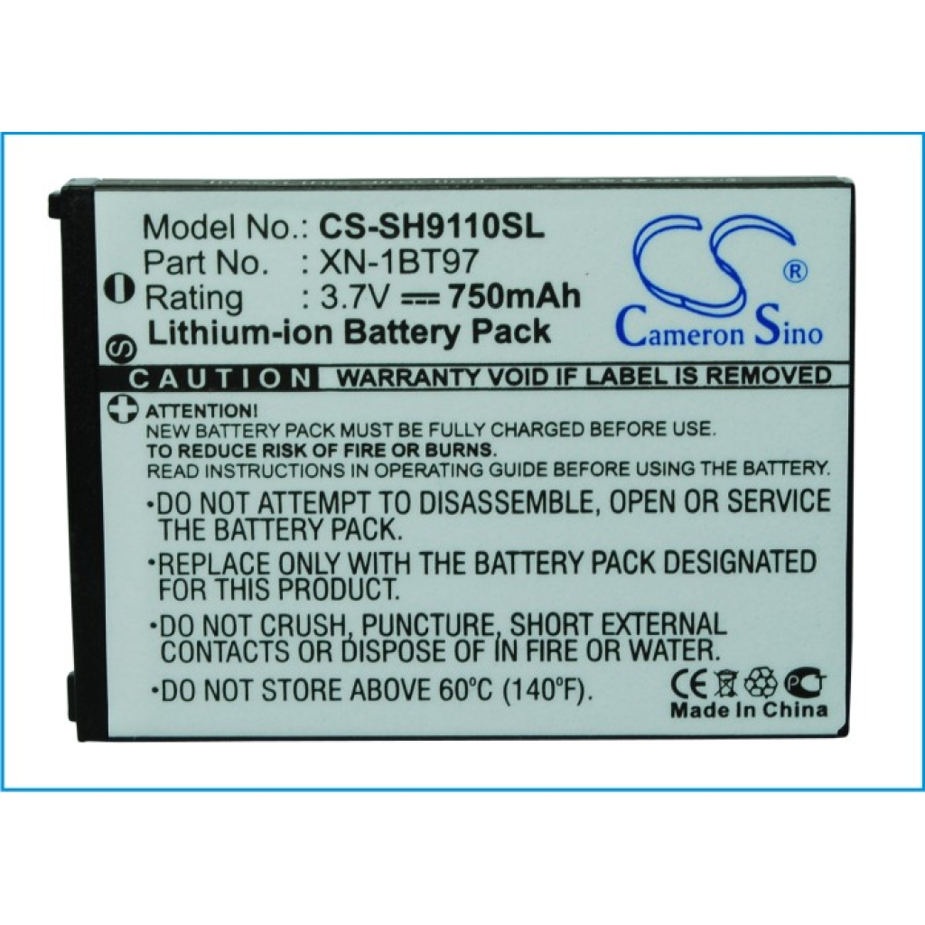 Mobiltelefonbatteri Sharp SH7120c
