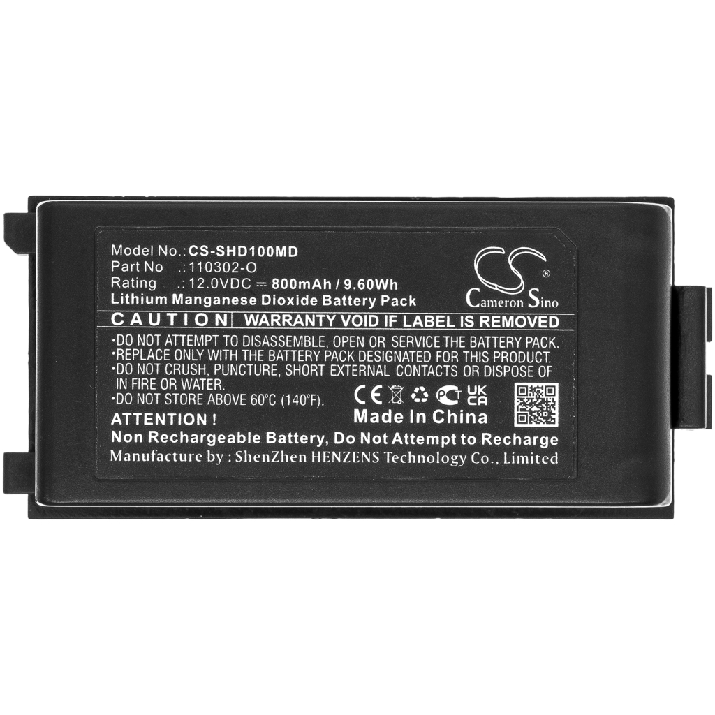 Batteri kompatibel med Schiller CS-SHD100MD