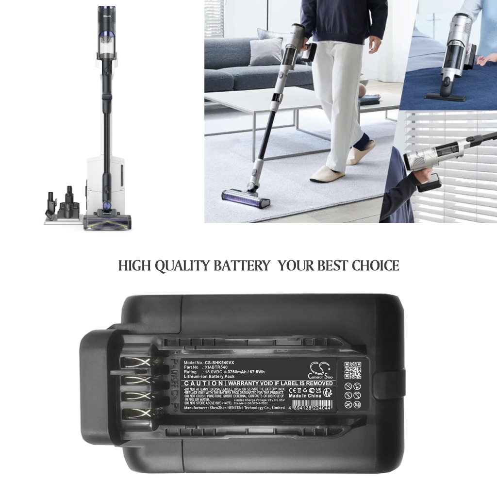 Battery Replaces XIABTR540EU