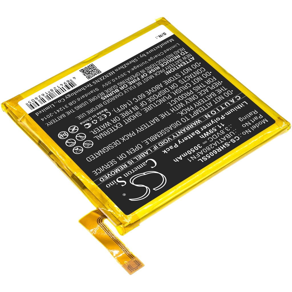 Mobiltelefonbatteri Sharp CS-SHR605SL