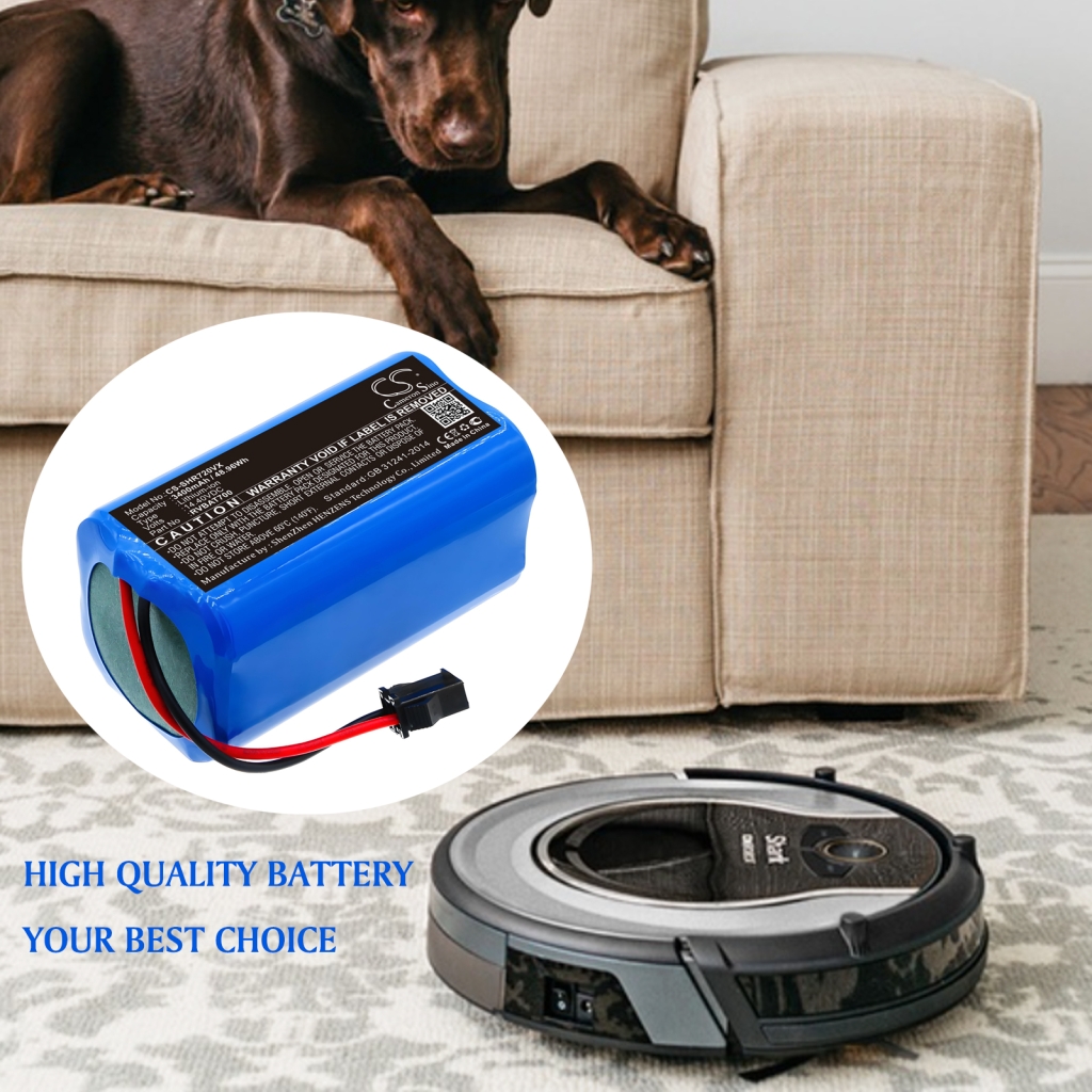 Batteri kompatibel med Shark CS-SHR720VX