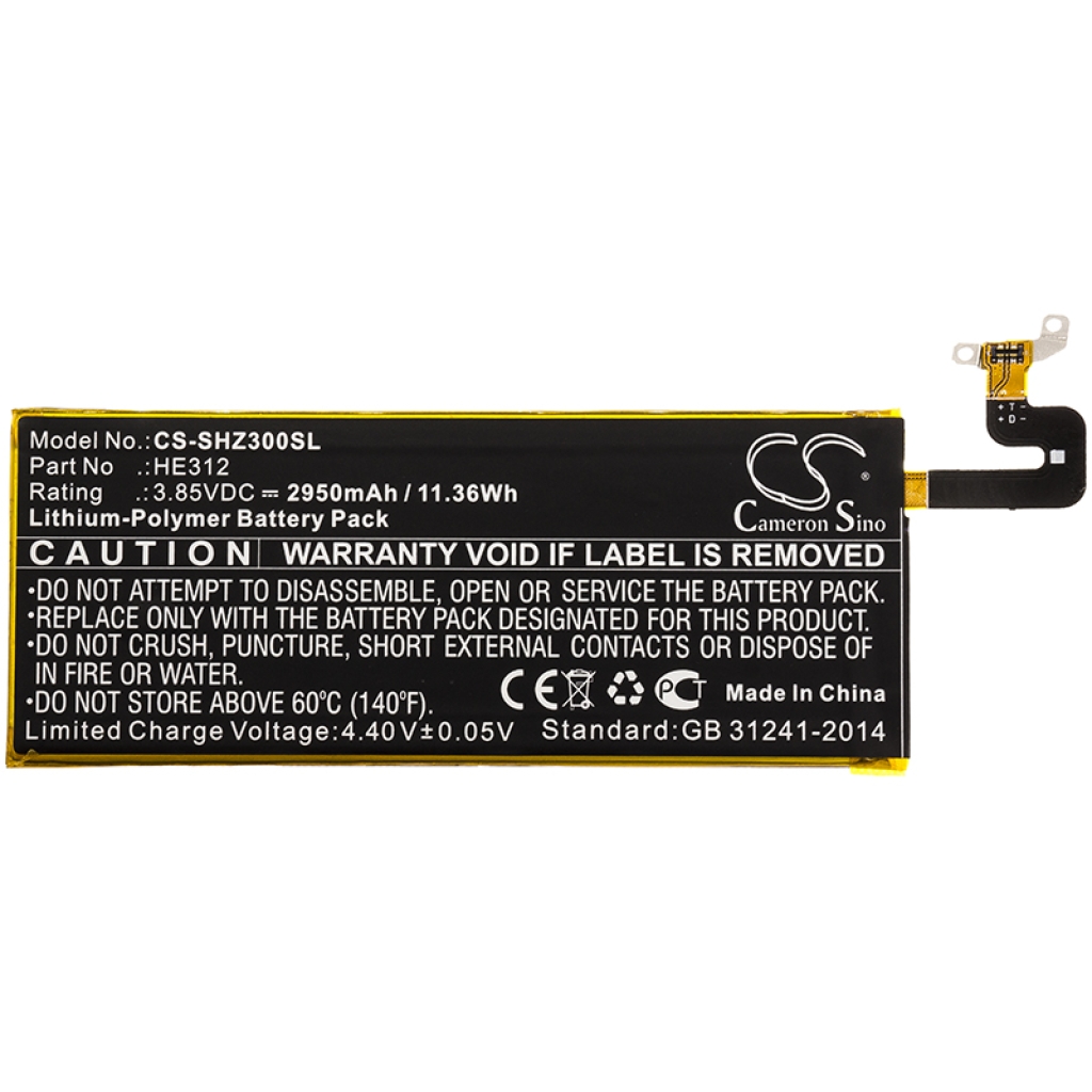 Mobiltelefonbatteri Sharp CS-SHZ300SL