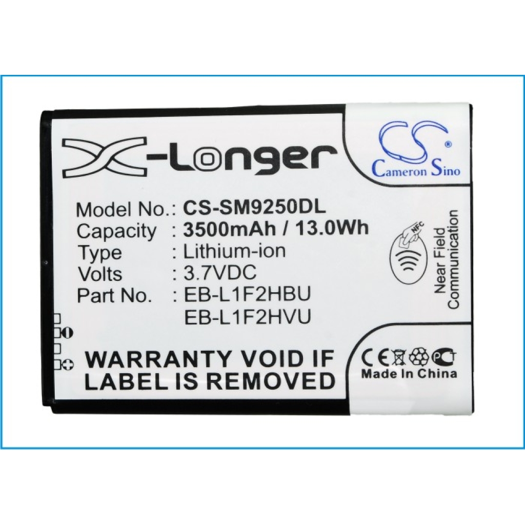 Mobiltelefonbatteri Samsung CS-SM9250DL