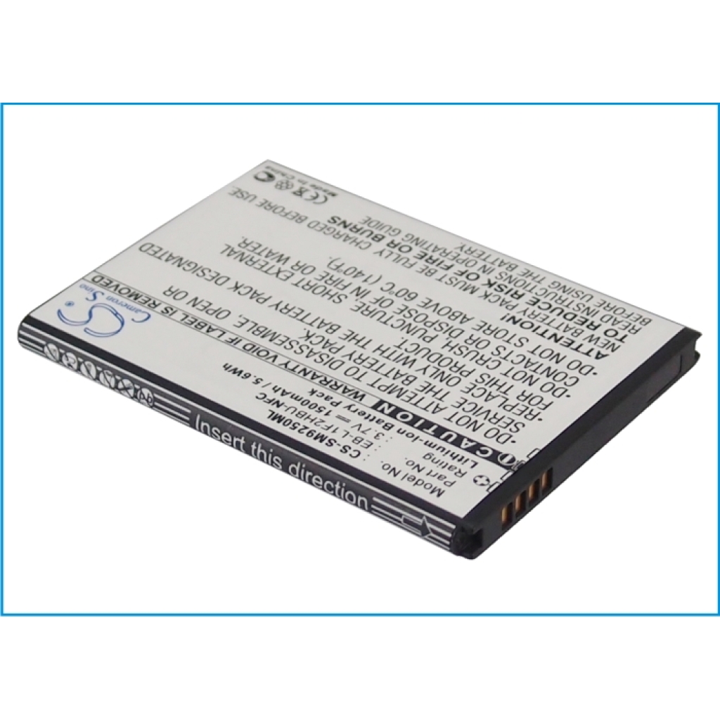 Batteri kompatibel med Samsung CS-SM9250ML