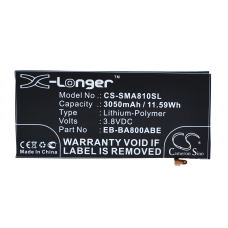 Kompatibel batteriudskiftning til Samsung EB-BA800ABE