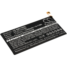Kompatibel batteriudskiftning til Samsung EB-BC700ABA,EB-BC700ABE,EB-BC701ABE