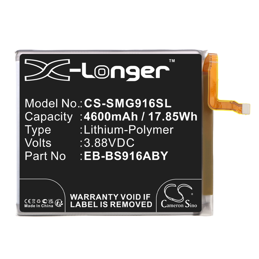 Mobiltelefonbatteri Samsung CS-SMG916SL