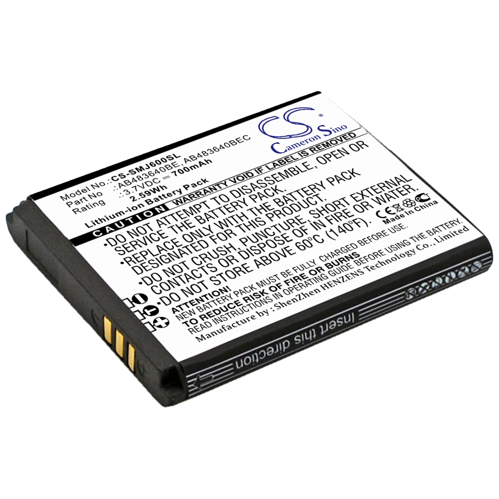 Mobiltelefonbatteri Samsung CS-SMJ600SL