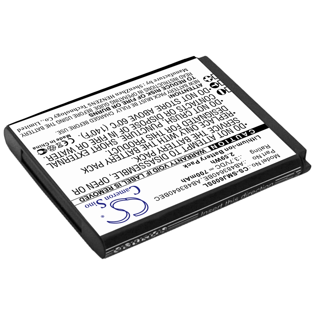 Mobiltelefonbatteri Samsung CS-SMJ600SL