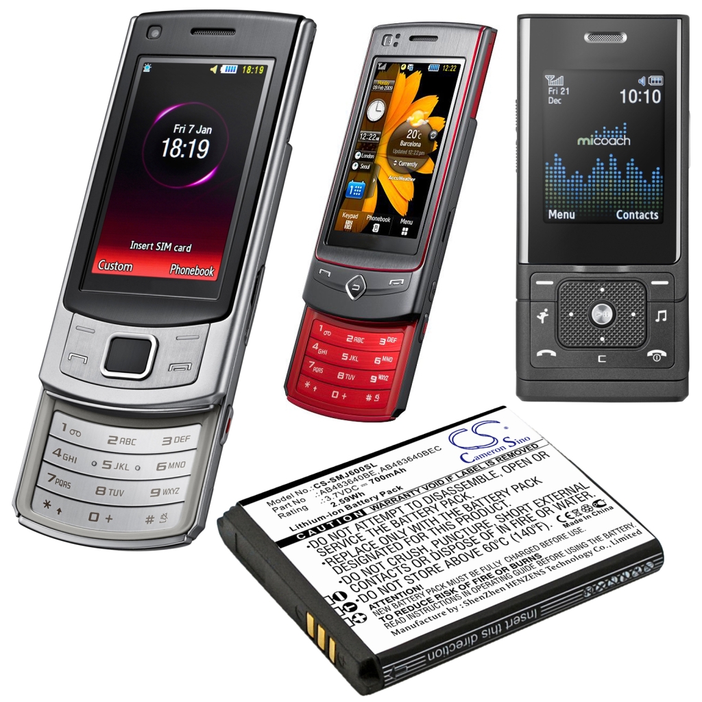 Mobiltelefonbatteri Samsung CS-SMJ600SL