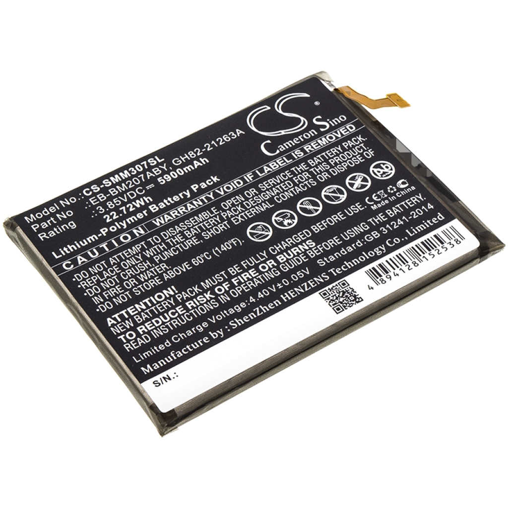 Mobiltelefonbatteri Samsung CS-SMM307SL