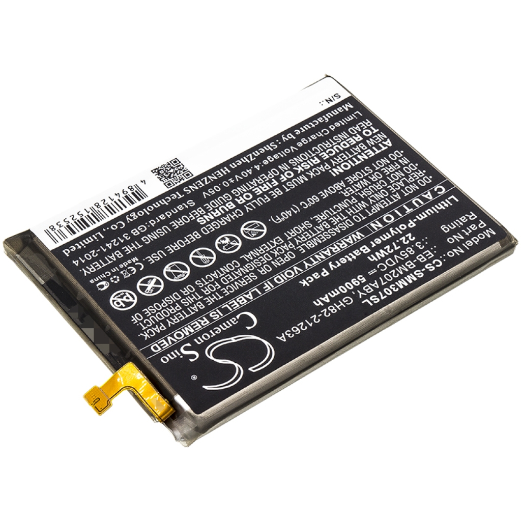 Mobiltelefonbatteri Samsung CS-SMM307SL
