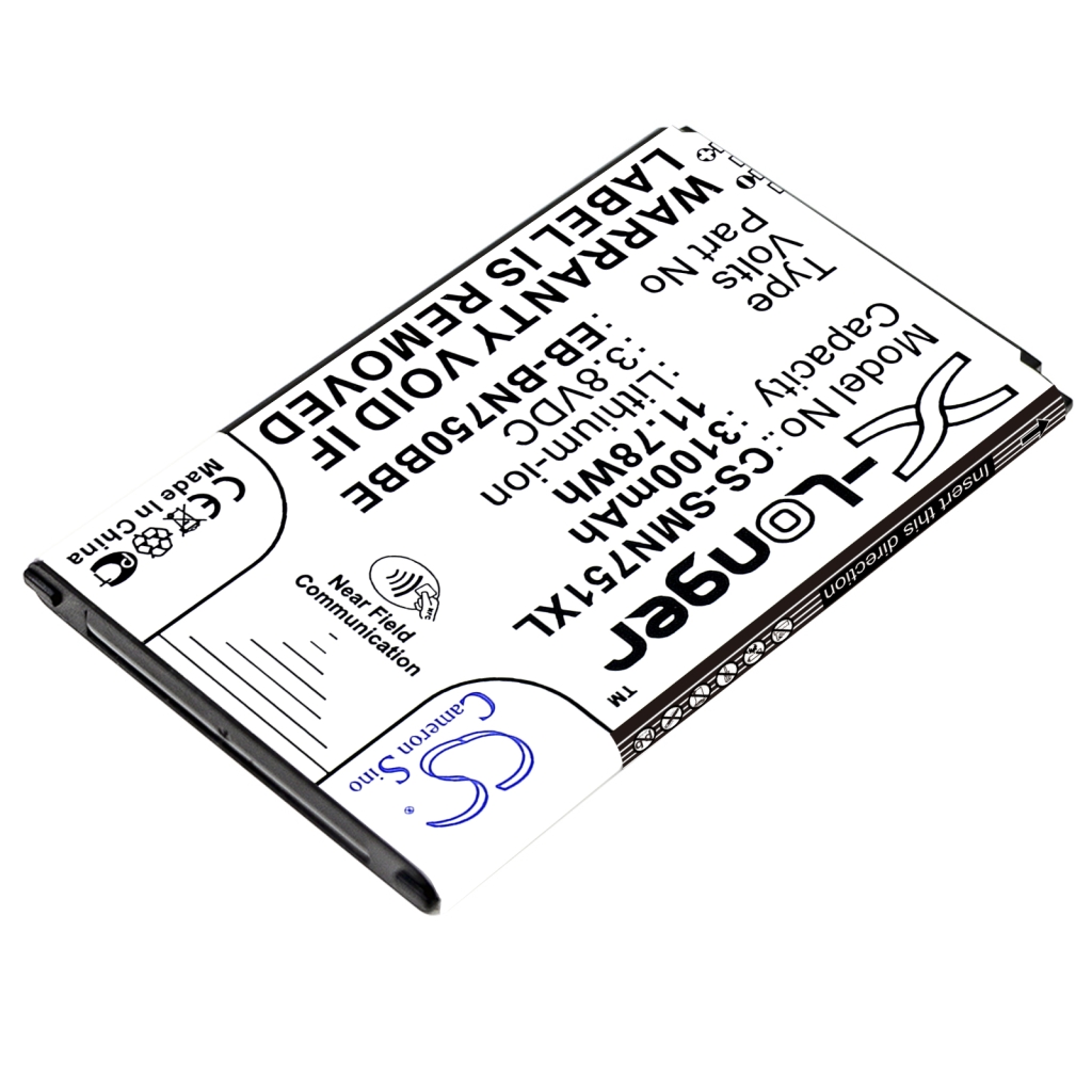 Mobiltelefonbatteri Samsung CS-SMN751XL