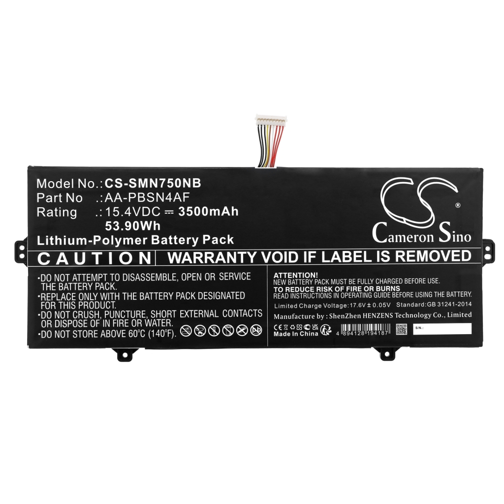 Notebook battery Samsung NT930SBE-K716