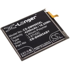 Kompatibel batteriudskiftning til Samsung EB-BN985ABY,GH82-23333A