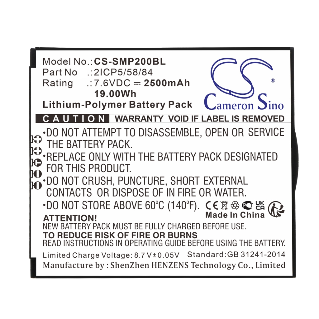 Betalings terminalbatteri Sunmi CS-SMP200BL