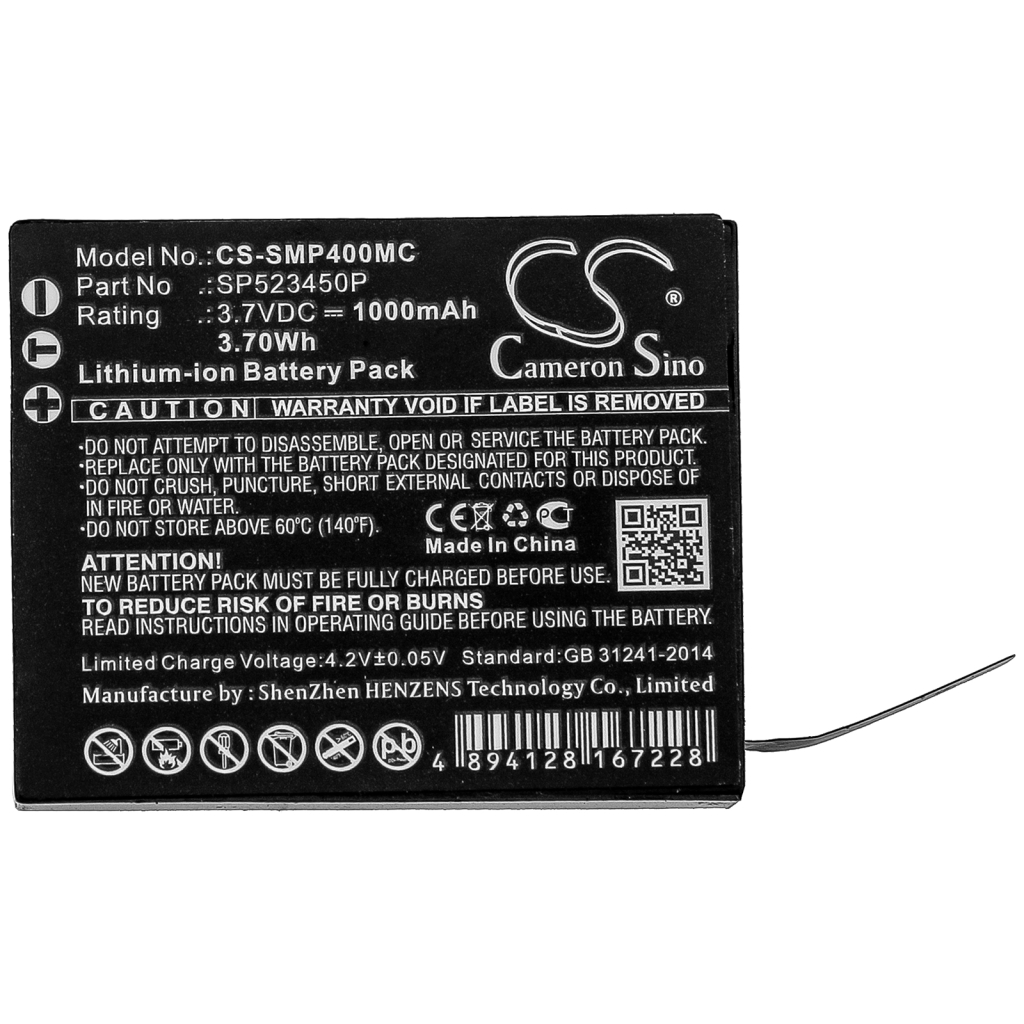 Kamerabatteri Supremo CS-SMP400MC