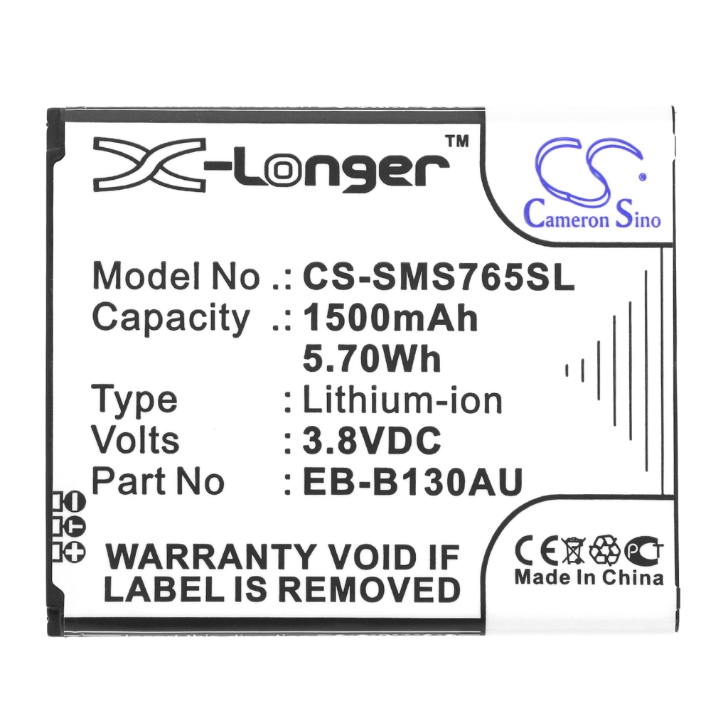 Mobiltelefonbatteri Samsung CS-SMS765SL