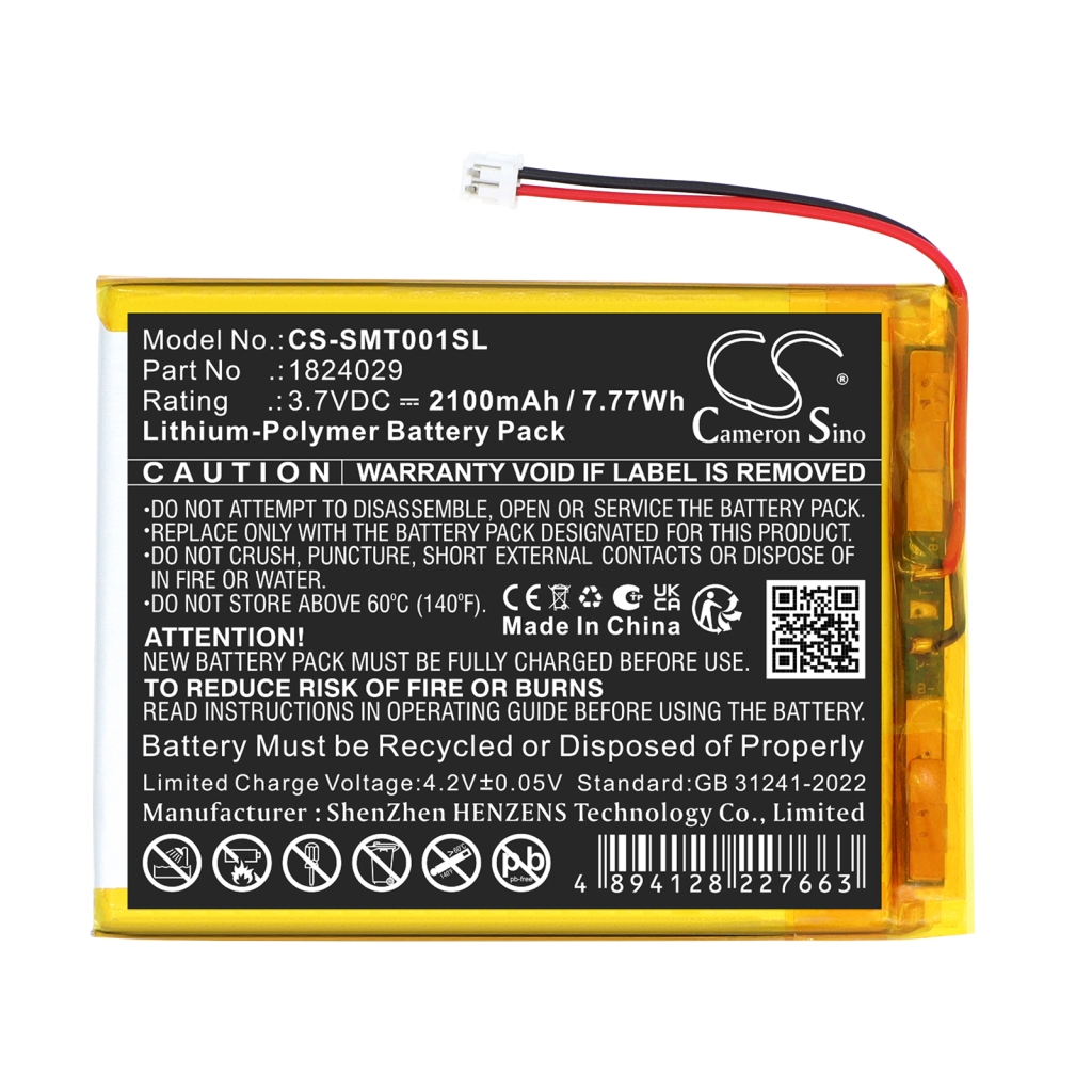 Batteri kompatibel med Somfy CS-SMT001SL