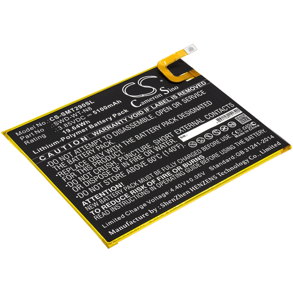 Tabletbatteri Samsung CS-SMT290SL