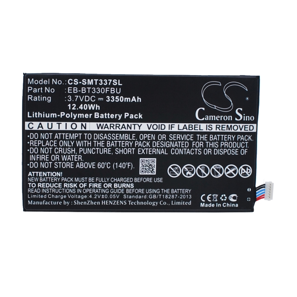 Tabletbatteri Samsung CS-SMT337SL