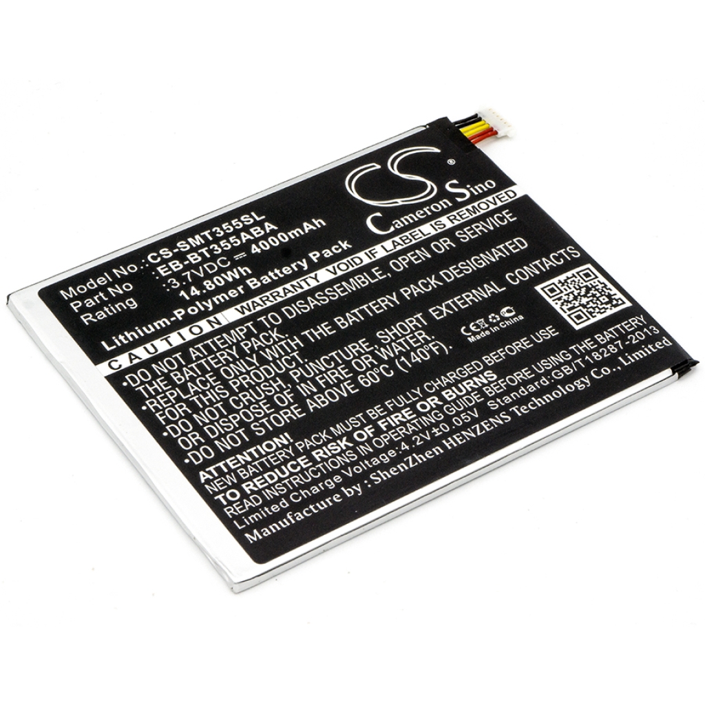 Tabletbatteri Samsung CS-SMT355SL